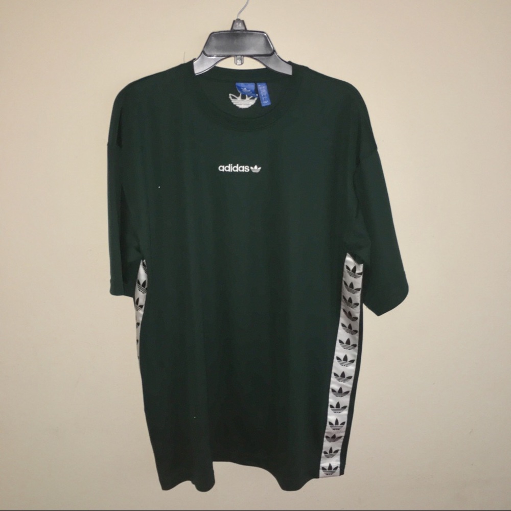 Adidas Green Side Tape Shirt